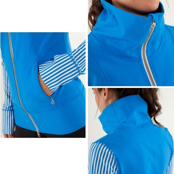 🌸 Lululemon Blue Workout Jacket 🌸 - Picture 3 of 9